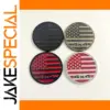 Bold 3D USA Flag 4x4 Emblem Sticker