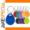 Vibrant 125 kHz RFID Keyfobs Set