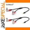 Professional 3.5mm Y-Splitter Audio Cable in Multiple Colors