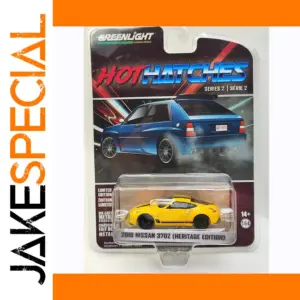 Yellow Nissan 370Z Heritage Edition Diecast Model