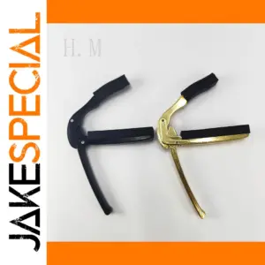 Stylish Zinc Alloy Guitar Capo with Rubber Pads