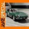 Green Jaguar E-Type Diecast Model 1:24 Scale