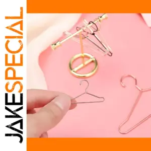 Miniature Metal Doll Hangers Set for 1/6 Scale Collections