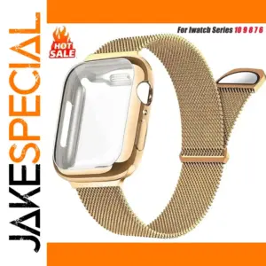 Gold Stainless Steel Milanese Loop for Apple Watch