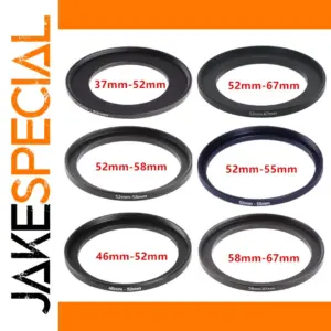 Metal Lens Adapter Ring 37mm-58mm for Cameras