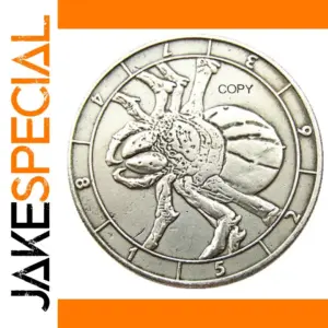 Vintage Patriotic Crab Coin with Roman Numerals