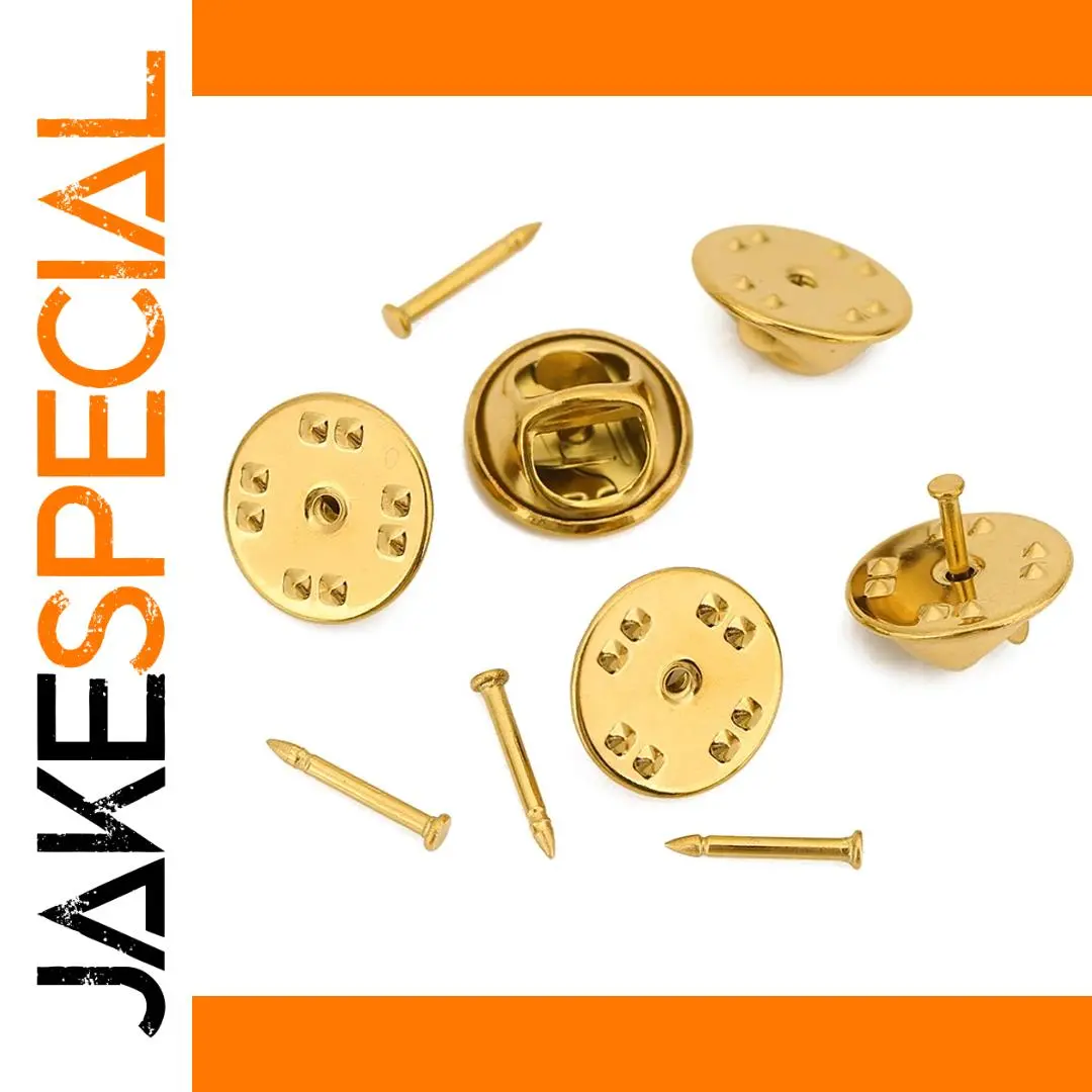 Gold Plated Stainless Steel Jewelry Bases (Set of 10) 1 Gold Plated Stainless Steel Jewelry Bases (Set of 10)