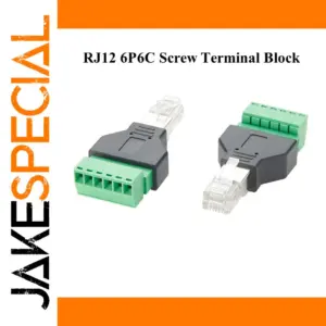 RJ12 6P6C Adapter for Telephony Systems