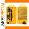 Bright Yellow 115-in-1 Precision Screwdriver Set