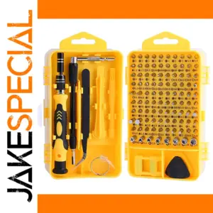 Bright Yellow 115-in-1 Precision Screwdriver Set