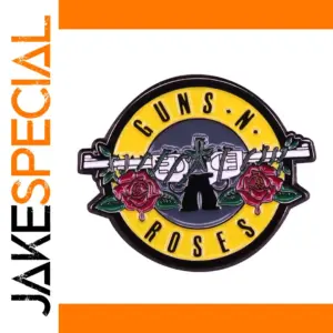 Guns N' Roses Bullet Logo Enamel Pin