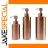 Rose Gold Stainless Steel Pump Dispenser Set