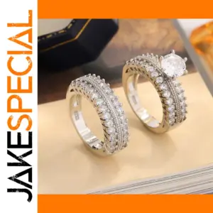 Elegant Gold-Filled Zircon Bridal Set