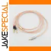 Premium 8-Core OCC Copper Audio Cable with Versatile Connectors