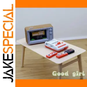 Vintage 1/12 Scale Dollhouse TV Console