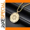 Men’s Stainless Steel Mystical Pendant Necklace