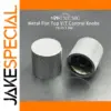 Chrome Metal Control Knobs for Bass Guitars