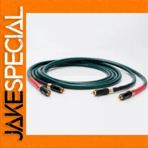 Premium OCC Silver RCA Cable 8mm Diameter