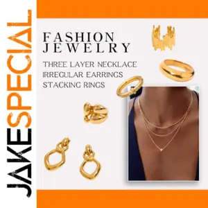 Modern Stainless Steel Geometric Jewelry Set