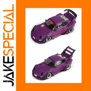Purple RWB993 1:64 Diecast Model Car