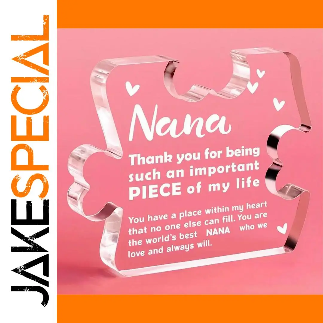 Heartfelt Nana Ornament with Wavy Edges 1 Heartfelt Nana Ornament with Wavy Edges