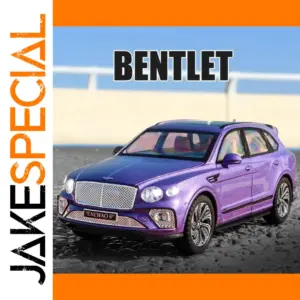 1:24 Bentayga Diecast Car Model in Purple