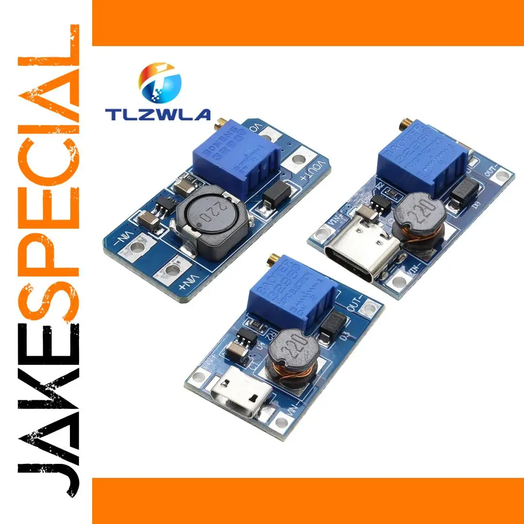 Blue MT3608 Boost Converter Module 2A 1 Blue MT3608 Boost Converter Module 2A