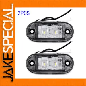 Waterproof White LED Side Marker Tail Lights Set