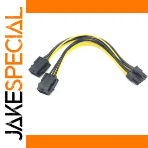 PCI-Express Power Splitter Cable 8-pin to dual 6-pin