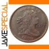 Vintage US 1800 Draped Bust Copper Coin Replica