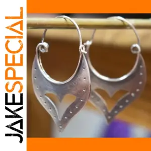 Vintage Silver and Gold Drop Earrings