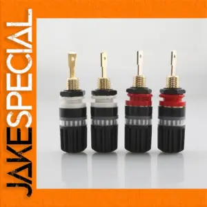 Brass Speaker Binding Posts for Audiophiles