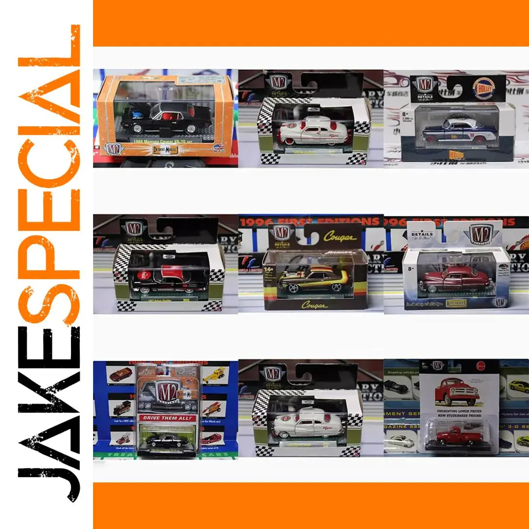 Vintage Car Diecast Model Set 1:64 Scale 1 Vintage Car Diecast Model Set 1:64 Scale