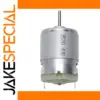 RS380 High-Speed Silver DC Motor 30,000 RPM
