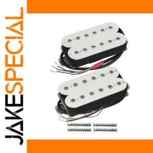 White Alnico 5 Humbucker Guitar Set