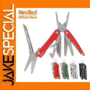 Compact 12-in-1 Multi-Tool in Stainless Steel