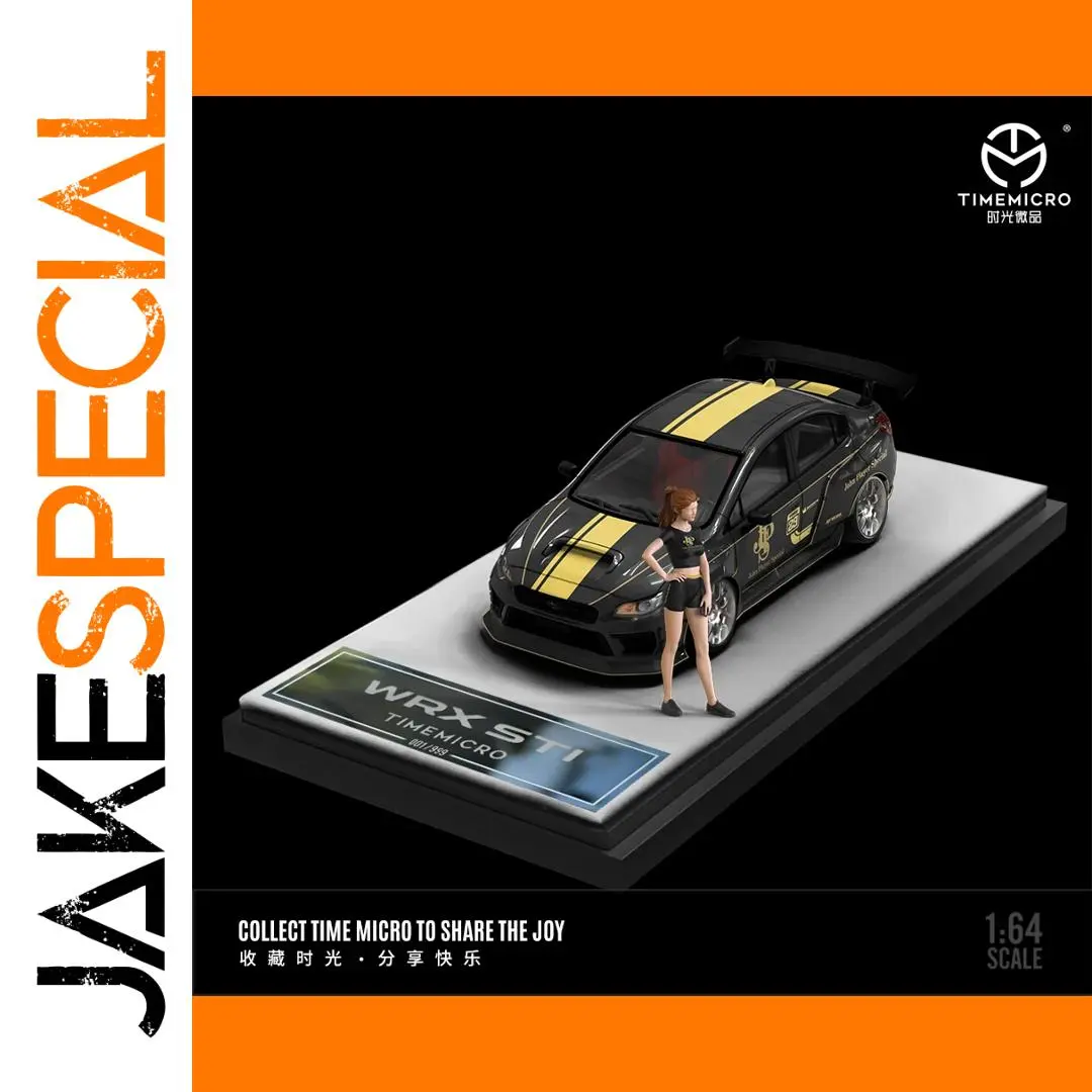 TimeMicro WRX STI JPS 1:64 Diecast Model 1 TimeMicro WRX STI JPS 1:64 Diecast Model