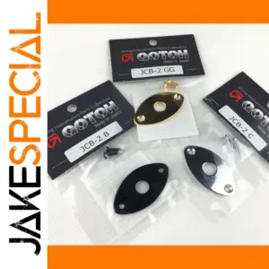 GOTOH Oval Metal Jack Plate for Guitar