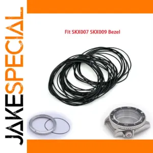 Seiko SKX007 & SKX009 Black O-Ring Set