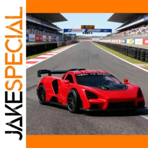 Red 1:43 Die-Cast Racing Car Model