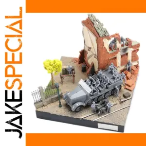 4D WW2 German Army Diorama Set 1/72 Scale