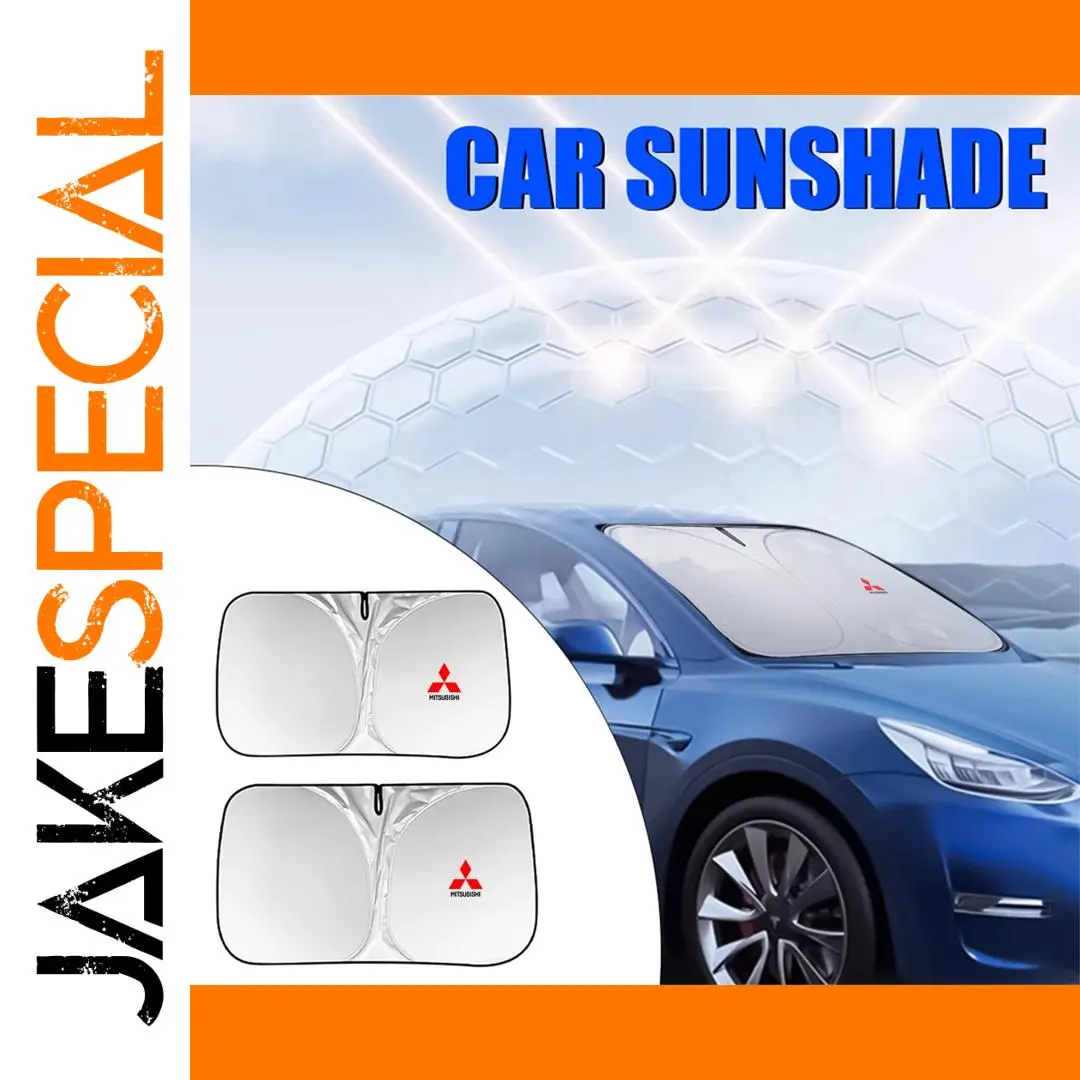 Mitsubishi Car Sun Shade - Silver Reflective 1 Mitsubishi Car Sun Shade - Silver Reflective