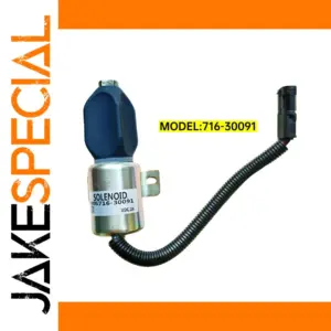 24V JCB Flameout Solenoid Valve 71630091