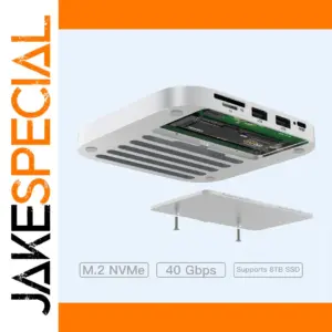 IRhasta M.2 NVMe SSD Enclosure with USB4 40Gbps