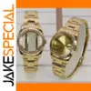 Gold Stainless Steel Watch Case 36mm/39mm for NH/Miyota Movements