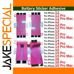 Pink Adhesive Tape Strips for iPhone Batteries