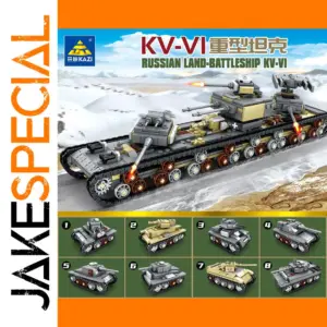 WW2 German Tank Model Kit - KAZI 148+ Bricks