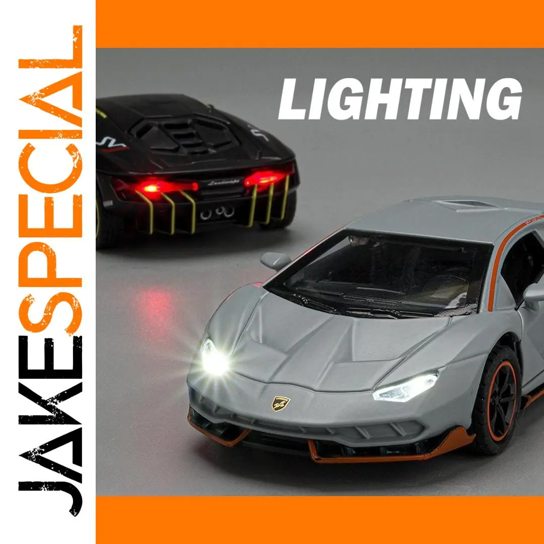 Lamborghini LP780-4 Model Car 1:36 Scale 1 Lamborghini LP780-4 Model Car 1:36 Scale