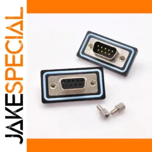 Waterproof DB9 Connector for Industrial Use