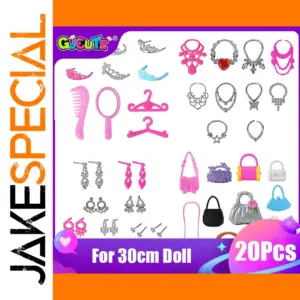 20Pcs Doll Jewelry Set for 1/6 Scale Dolls
